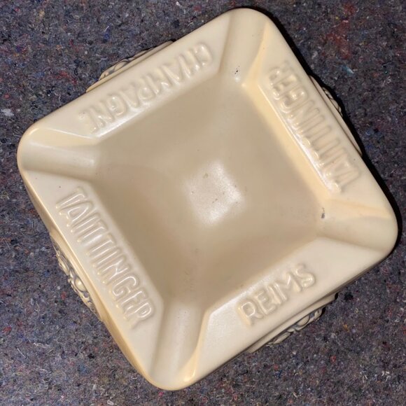 Vintage Taittinger Champagne Large Cigar Ashtray (France) - DISCOUNTED SHIPPING! - Picture 3 of 4